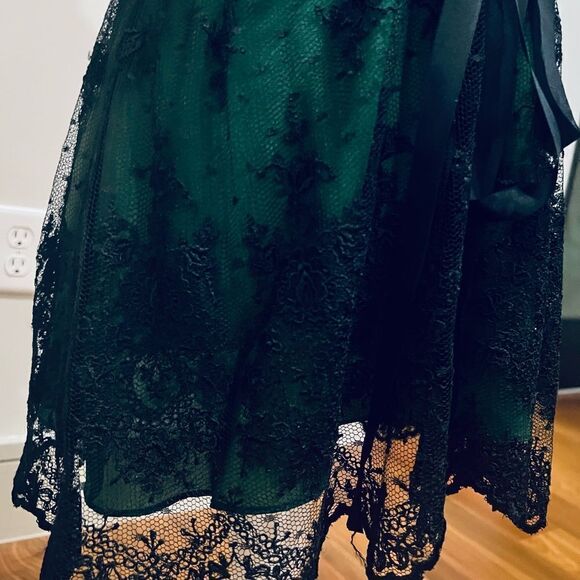 Miguelina silk/lace blouse size large - Picture 3 of 9